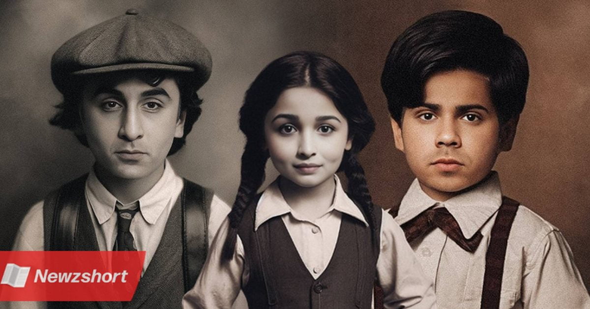 bollywood celebs ai reimagines are so cute like school girl or boy