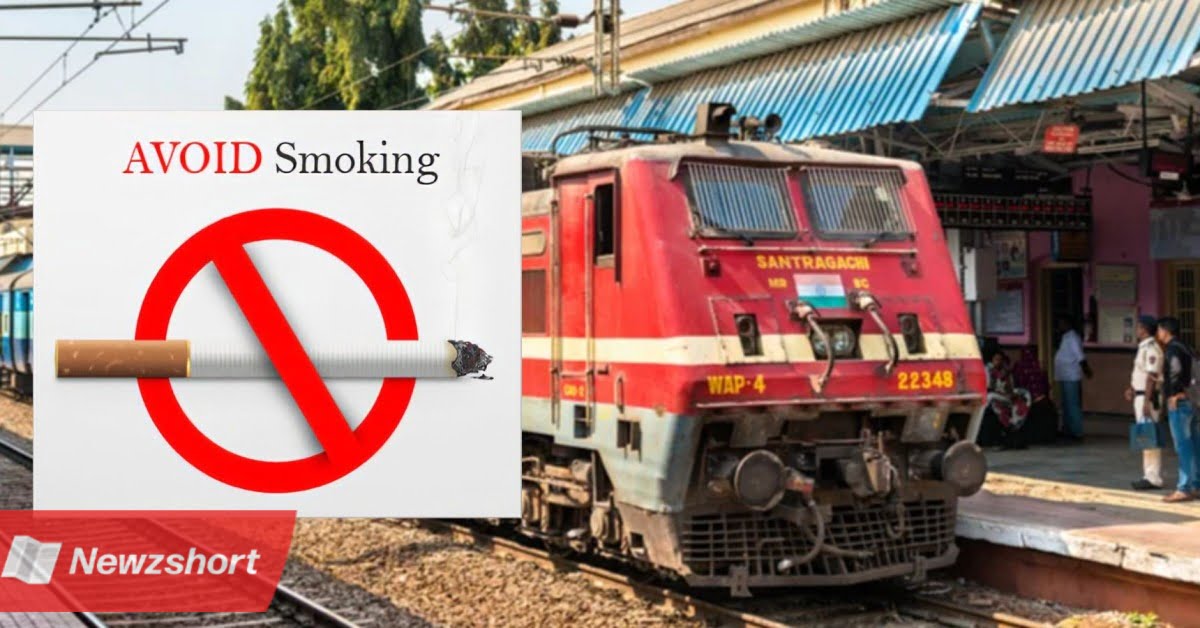 you can not smoke in the train rules by indian railways