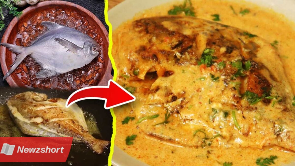 Badami Pomfret Cooking Recipe