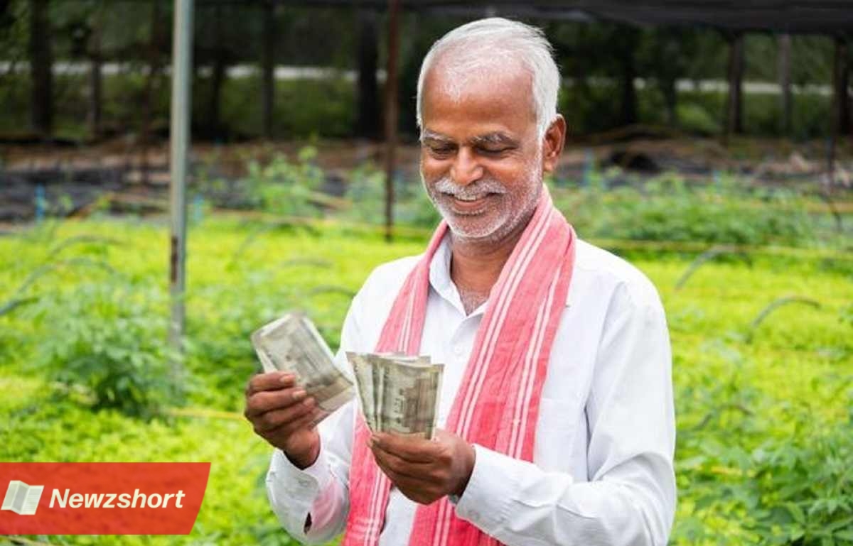 Indian Old Man counting NOtes