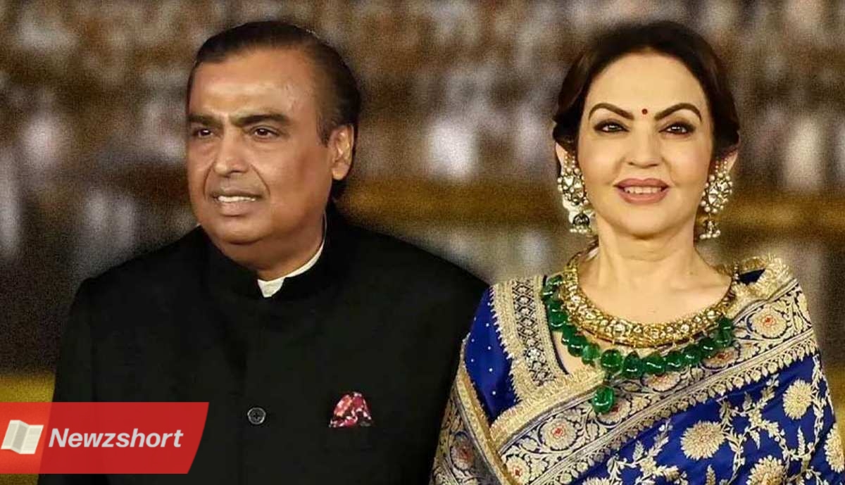 Mukesh Ambani wift Nita Ambani birthday party