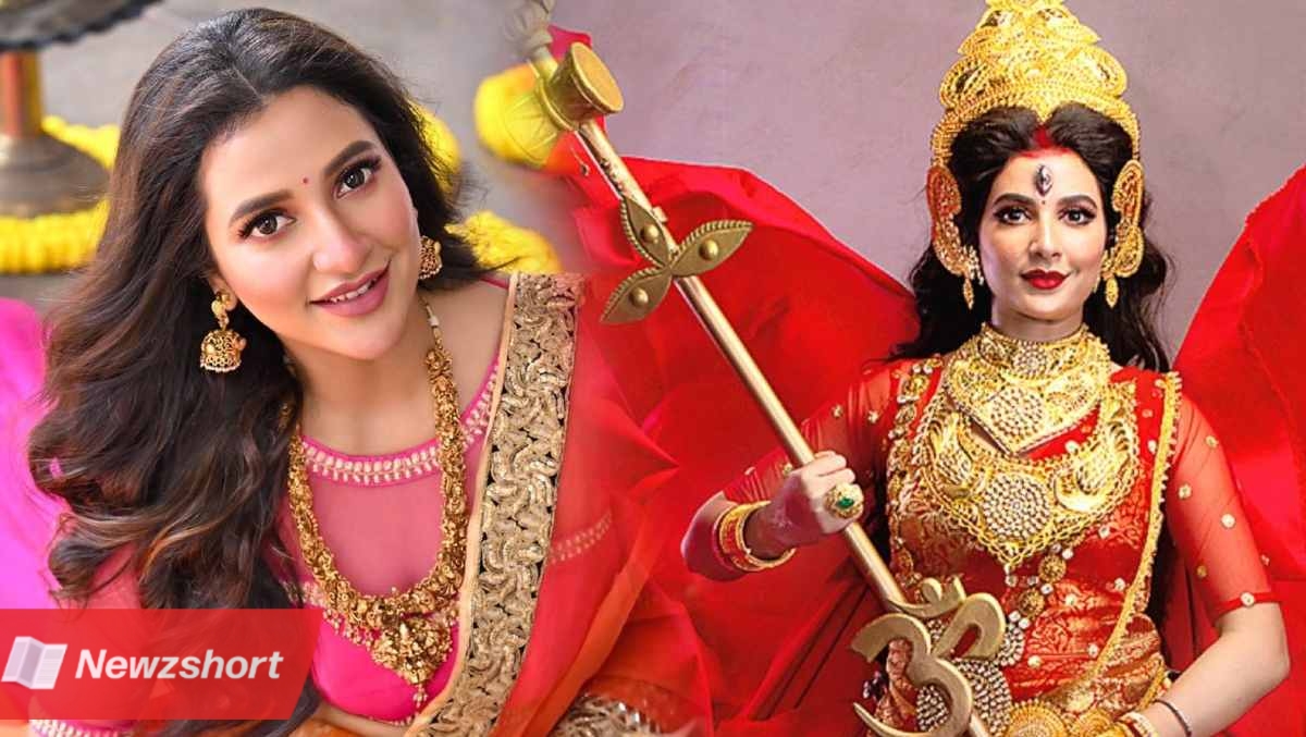 Subhashree as Mahisasurmardini in TV