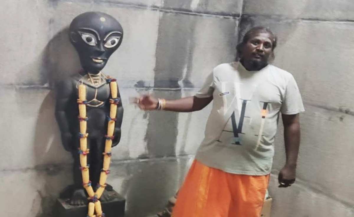 Alien God of Tamilnadu Temple