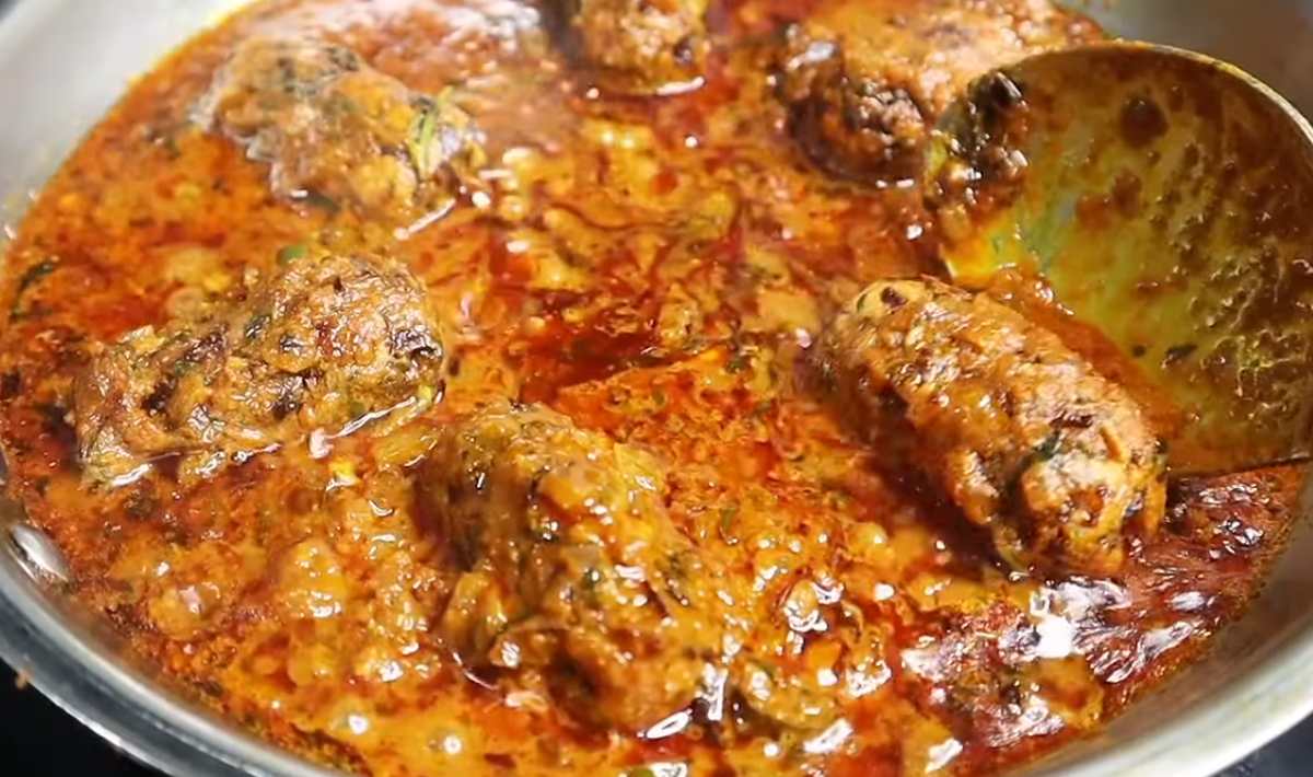 Besan Kabab Bhuna Masala Recipe