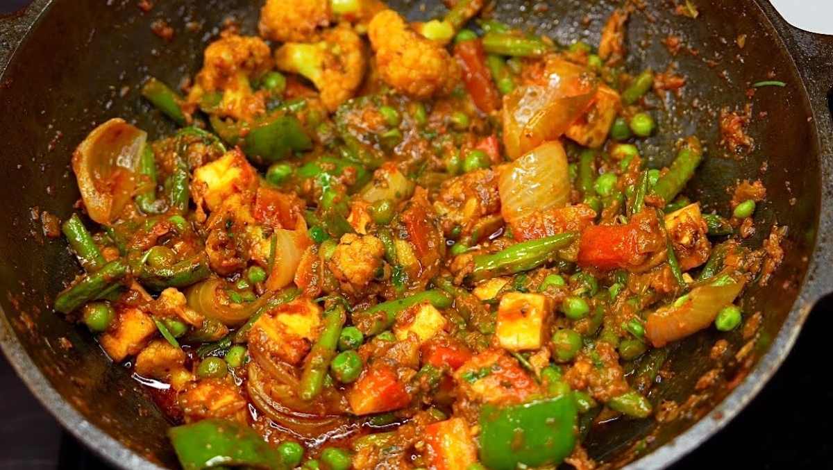 Dhaba Style Mixed Veg Cooking Recipe