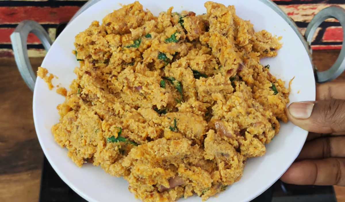 Egg Coconut Bhurji Recipe 