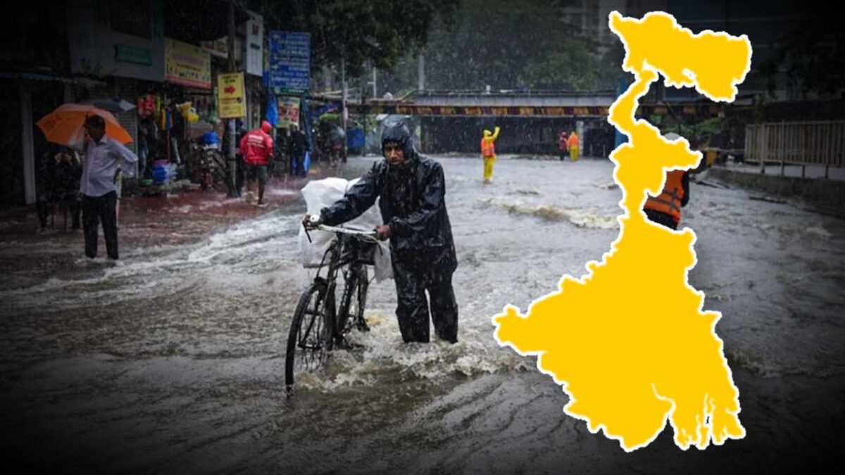 Heavy Rain Alert in 7 districts of South Bengal also in north bengal see Weather Update today