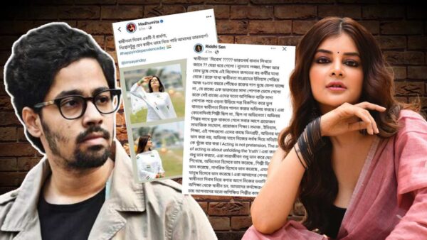 Madhumita Sarcar Reply back to Riddhi Sen's troll about mistake in independence day post