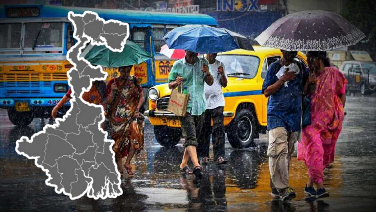 South Bengal Weather Today Rain Alert in 5 districts due to low pressure formation in bay of bengal