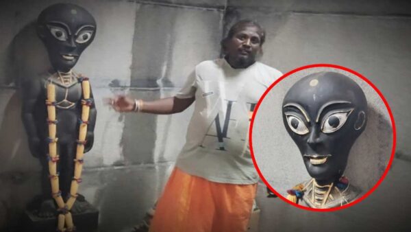 Tamil Nadu man constructs temple for Alien God claims to spoken with aliens