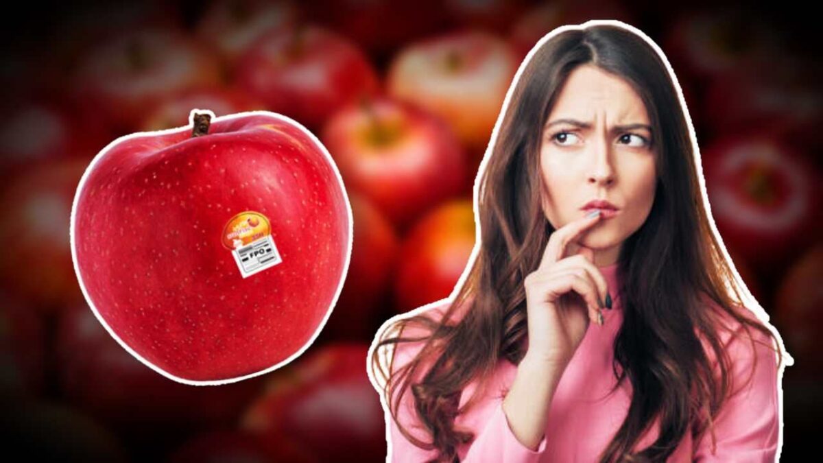 Why some Apples have stickers attached ninety nine percent people dont know reason