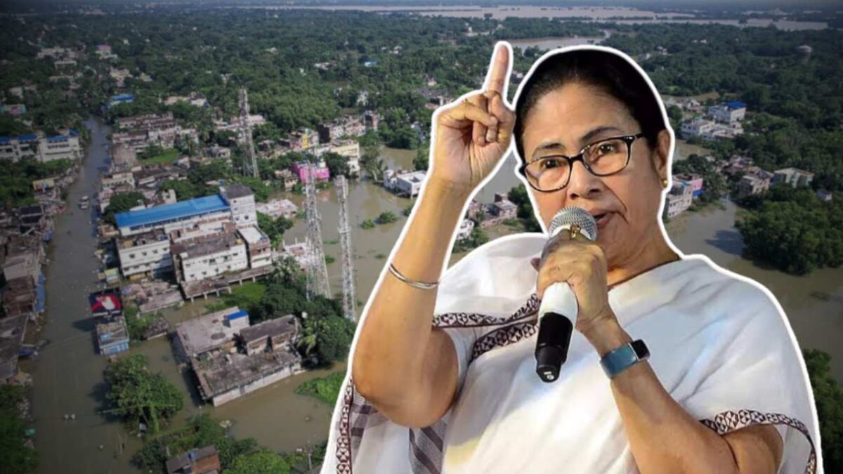 Mamata Banerjee Announces to make house for flood victims and 2 Lakh for family of people who died in flood