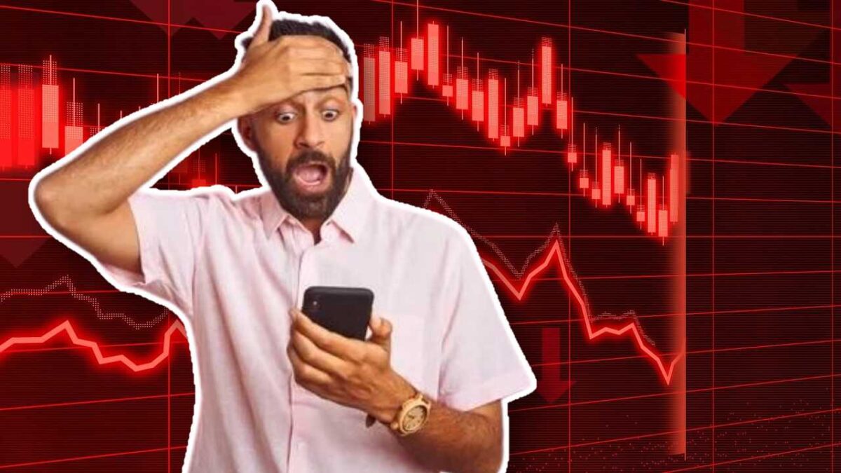 11 Lakh Crore Wiped out due to Sensex falling 1800 points todays market crash