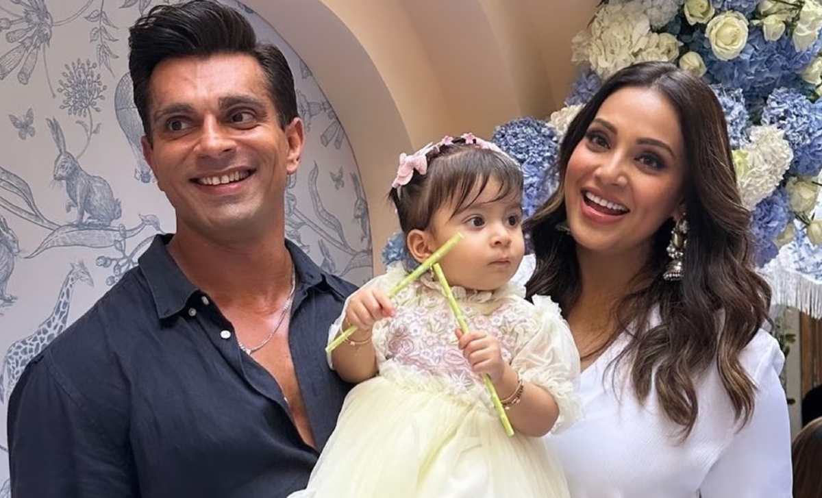 Bipasha Basu and Karan Singh Grovar with their Daughter Devi