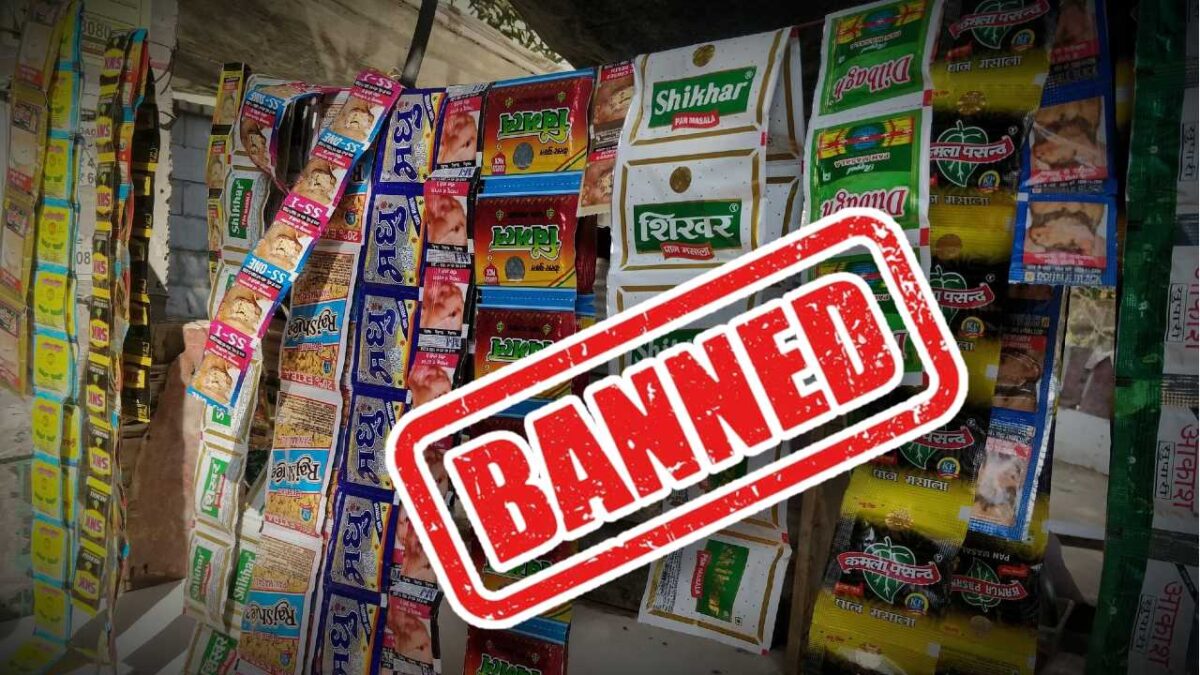 Gutkha and Paanmasala banned in Kolkata for 1 Year