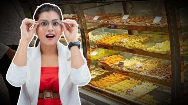 Maharastra Sweet Shop selling Sonari Bhog for Rs 14000 KG