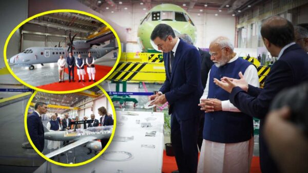 Make in India Big Sucess Modiji inaugarated Spanish Plane Manufacturing Unit in Vadodara Gujrat with Spanish President Pedro Sanchez