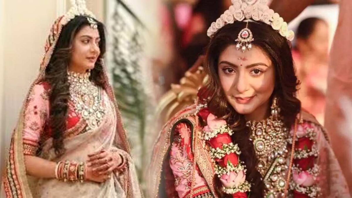 Meyebela Actress Swikriti Majumder Wedding Photos Viral over Internet