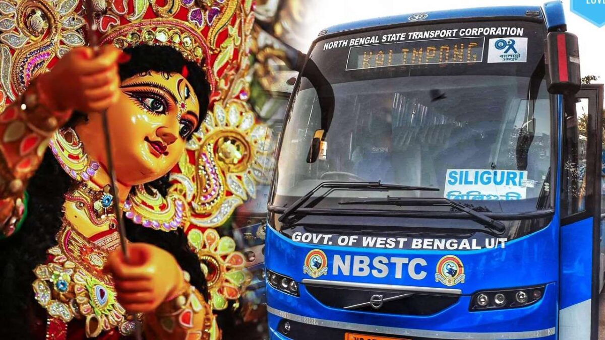 NBSTC introduced new Kolkata to Siliguri Bus Service for Durga Puja