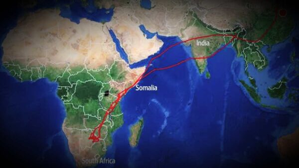 Shocking Distance Between Africa and India is shrinking