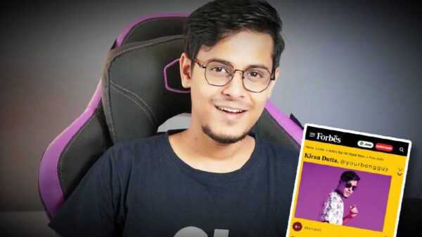 The Bong Guy Kiran Dutta ranks in Top 10 Creators of India of Forbes List