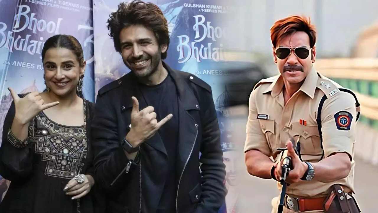 Bhool Bhulaiyaan 3 Vs Singham Again Box Office Collecation