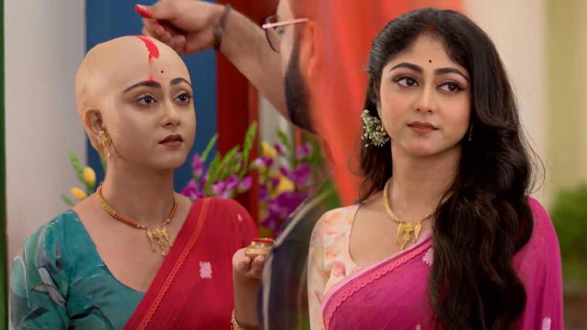 Katha Serial Blockbuster Episode Katha sees herself as bald