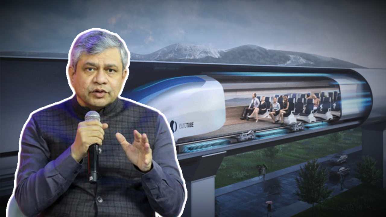 India;s FIrst Hyperloop Track is ready says Railway Minister Ashwini Vaishnaw