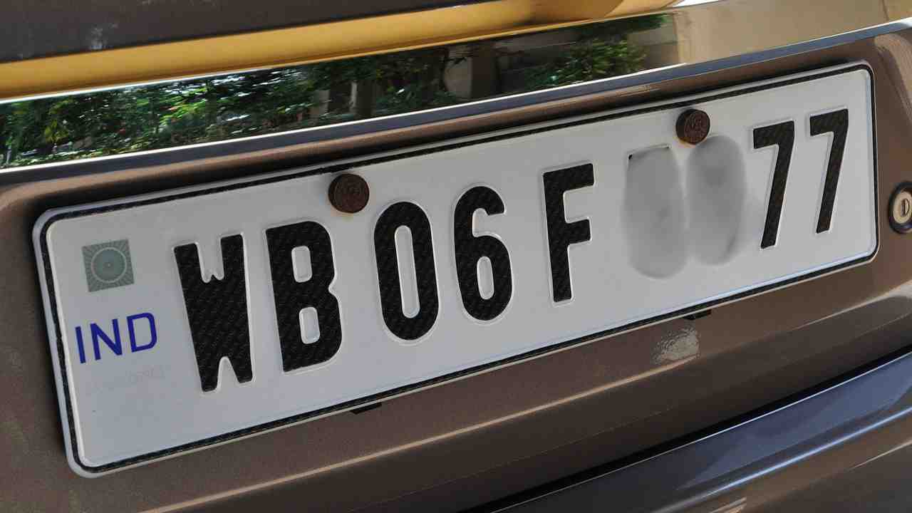 number plate