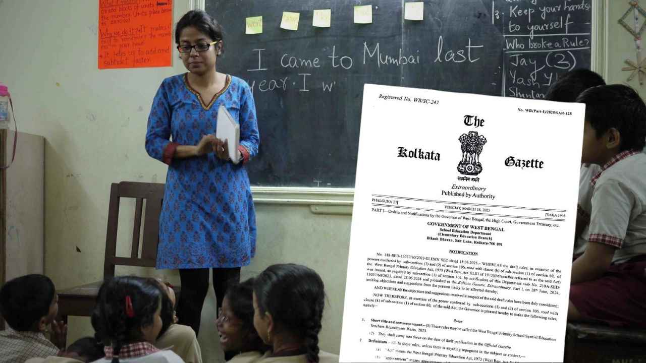 Special Educator Recruitment by Government of West Bengal