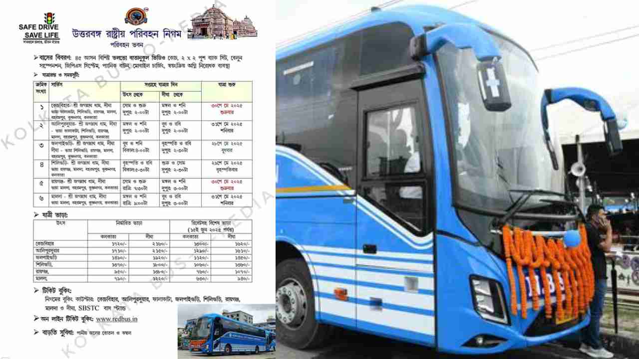 Digha Bus From North Bengal