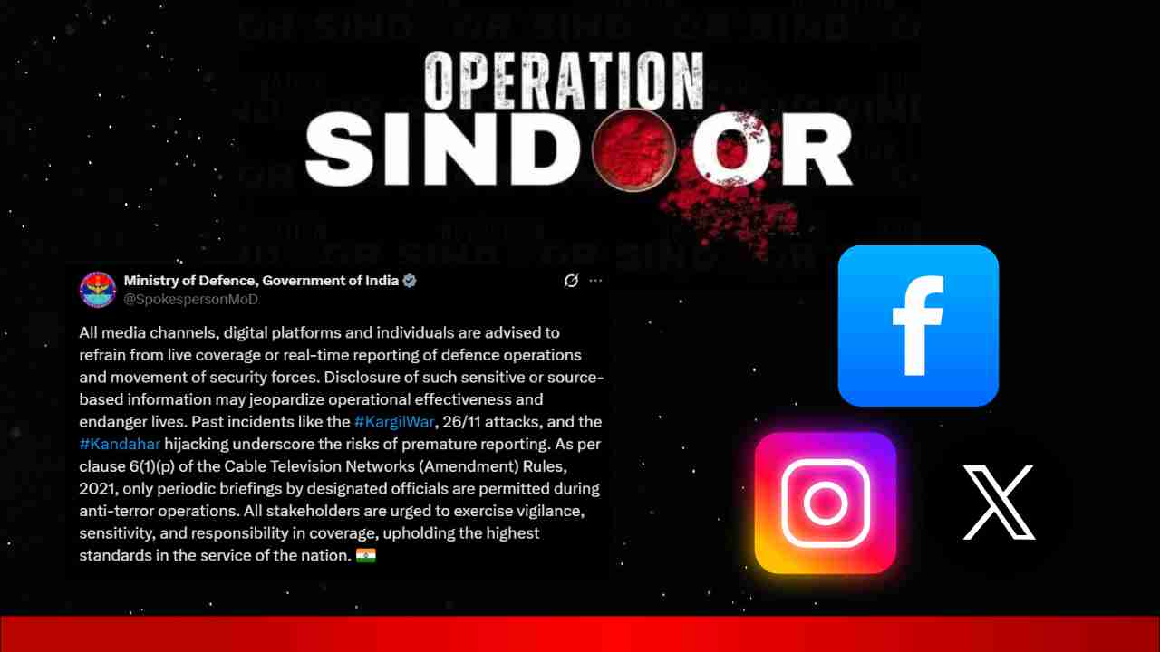 Operation Sindoor Social Media Guidelines