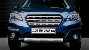 BH Series Number Plate