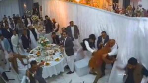 Wedding Fight for Meat Viral
