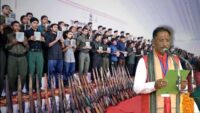 Chhattisgarh Maoists Surrender, Deposit 153 Weapons
