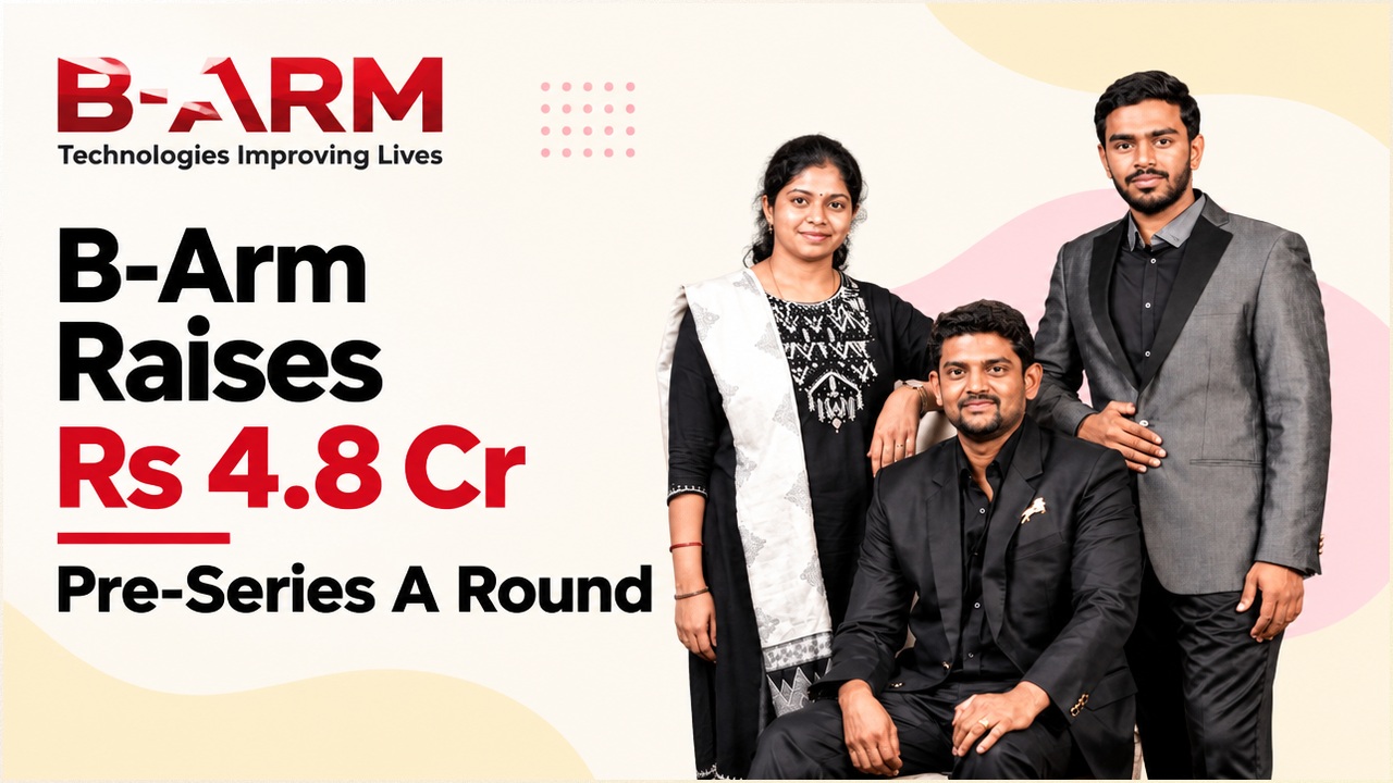 Women's healthcare startup B-Arm raises Rs 4.8 crore in a pre-Series A round led by Mudhal Partners