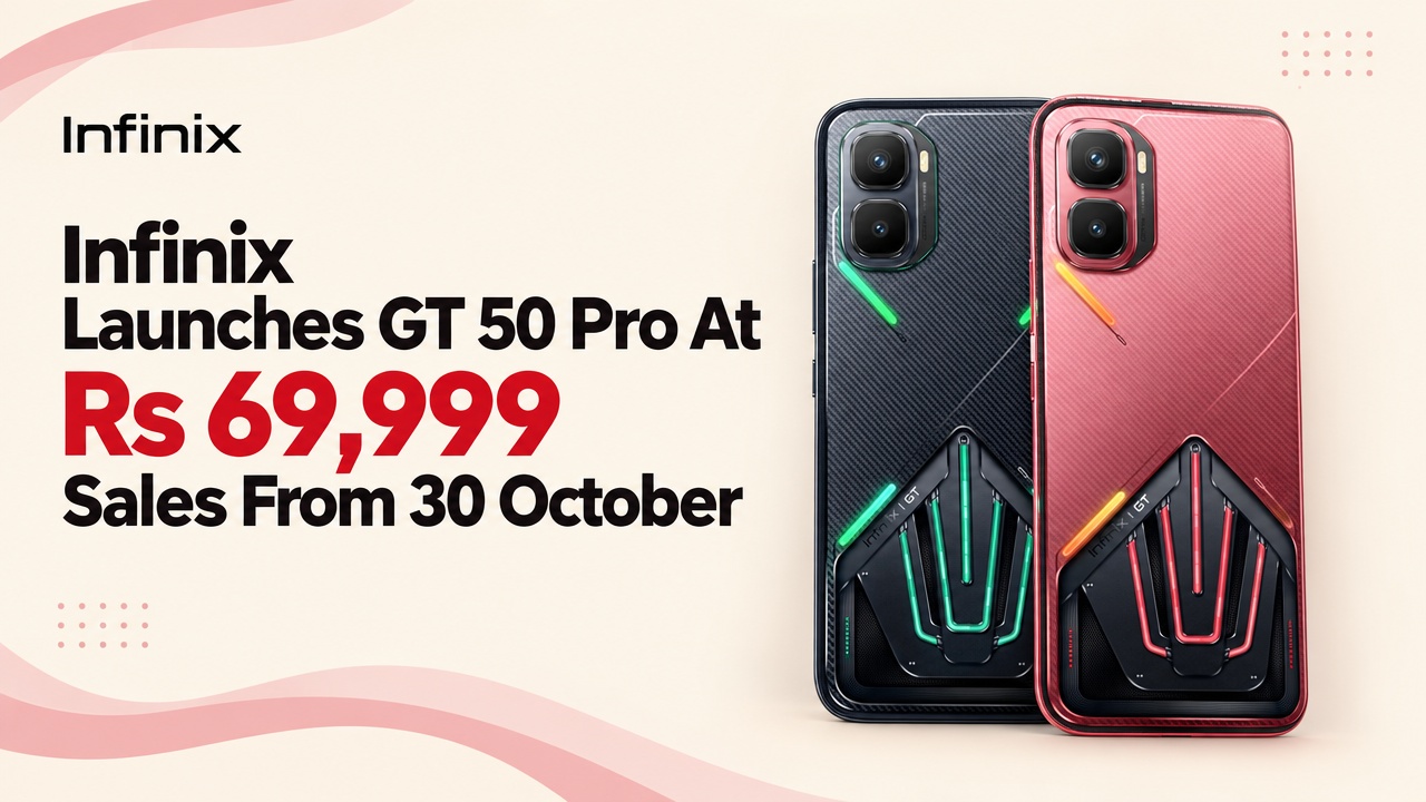Infinix GT 50 Pro Launches At Rs 69,999