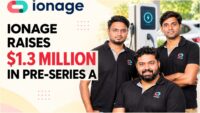 Ionage, the EV charging software startup, has raised $1.3 million in pre-Series A funding