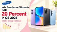 India smartphone shipments fall 20 percent in Q3 2026