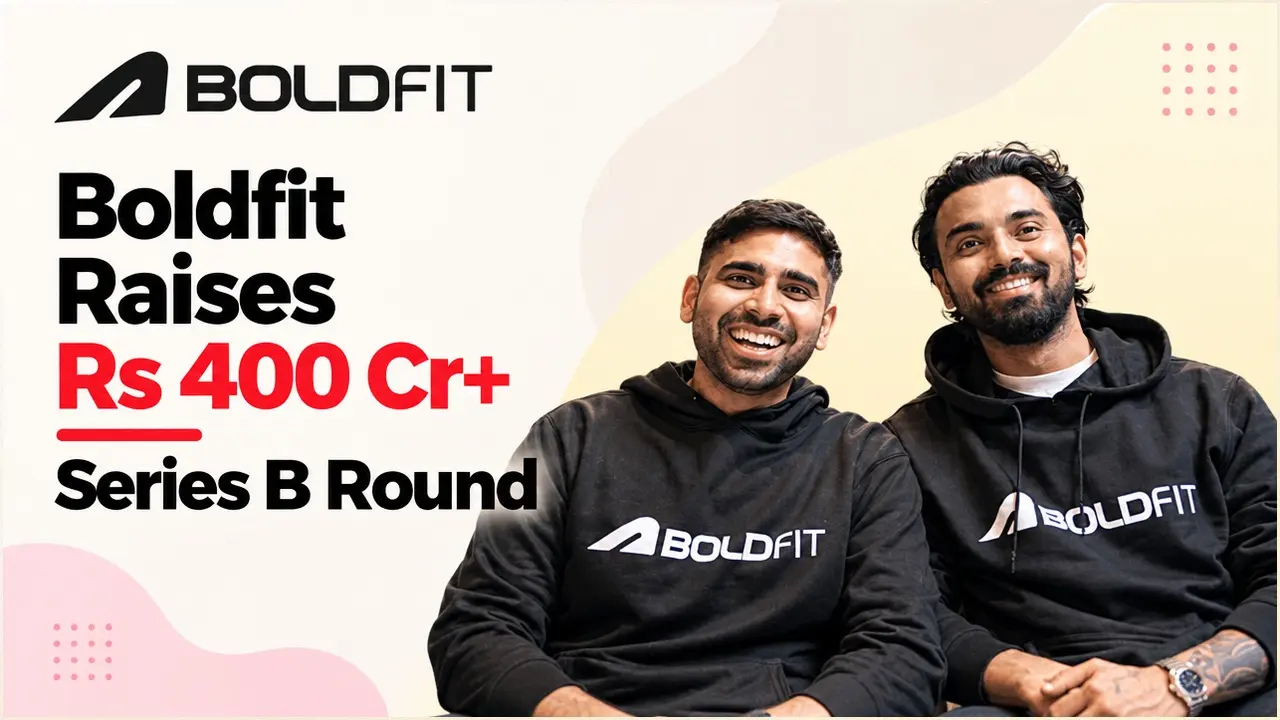 Boldfit founders and logo, Series B funding of over Rs 400 crore led by Bharat Value Fund