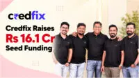 Credfix team after raising Rs 16.1 crore seed funding led by Tanglin Venture Partners