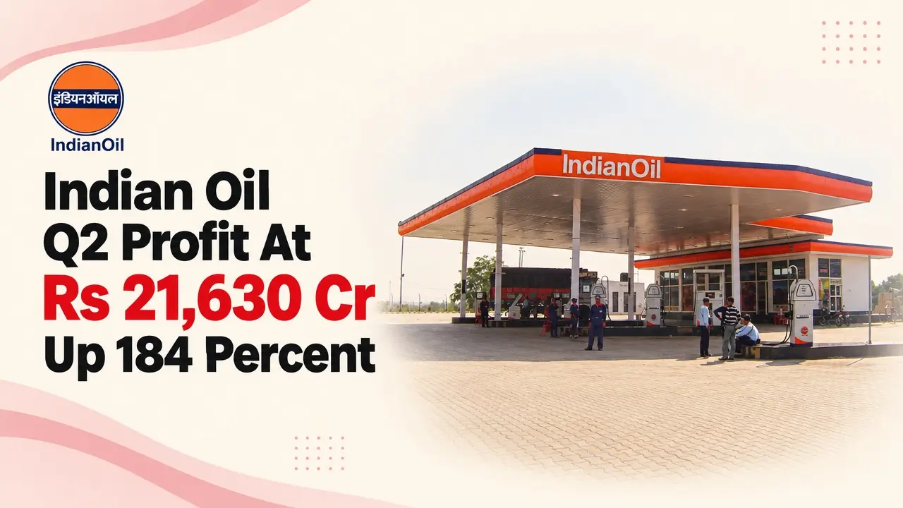 Indian Oil petrol station after Q2 FY27 net profit of Rs 21,630 crore