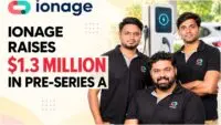 Ionage, the EV charging software startup, has raised $1.3 million in pre-Series A funding