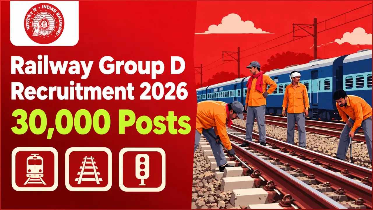 Railway Group D Recruitment 2026: 30,000 Posts