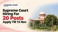 Supreme Court of India building, recruitment open for 20 Court Master Shorthand posts