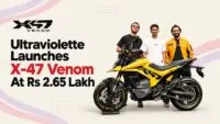 Ultraviolette X-47 Venom electric motorcycle launched at Rs 2.65 lakh with 343 km range
